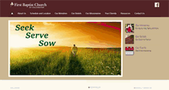 Desktop Screenshot of firstbaptistcolchester.org